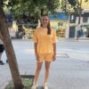 Set λεοπάρ με σορτς