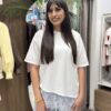 T-shirt με δαντέλα