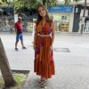 Φόρεμα αμάνικο maxi