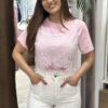 T-shirt με δαντέλα