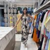Φόρεμα cow print onesize