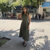 Φόρεμα Αμάνικο με ζώνη