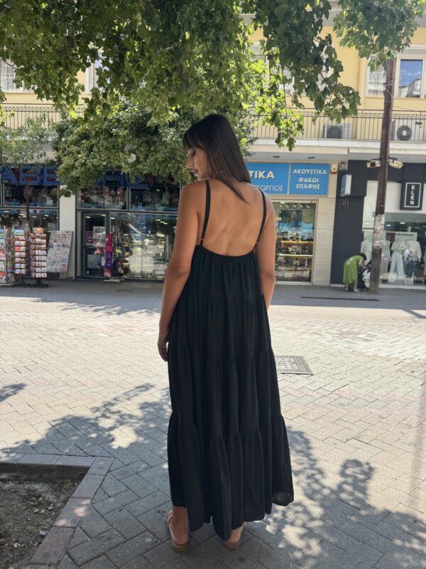 Φόρεμα μάξι με καρφίτσα